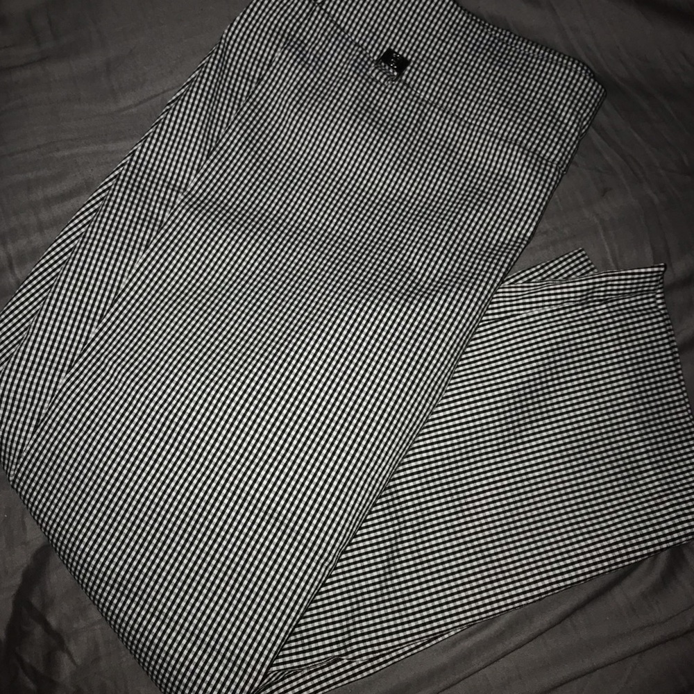 Rafaella capris black and white pants